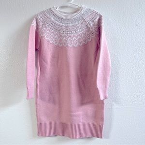Gap Kids Pink Wool Long Sleeves Dress size small / 6-7yo